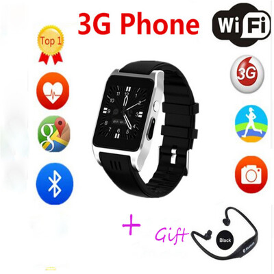 

X86 Smart Watch Phone Android 51 OS Wifi 3G 152 inch Touch Screen 4GB SMS Call Sync Bluetooth Smartwatch For iOS Android Gift