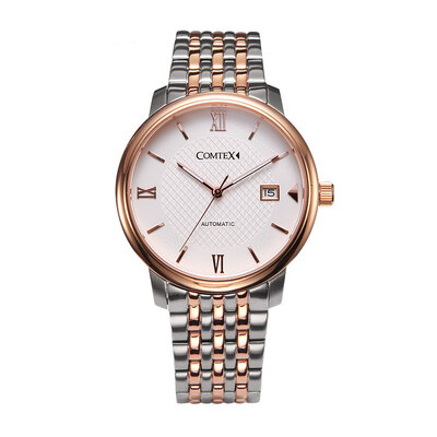 

COMTEX Бизнес Мужская Часы Аналоговый дисплей кварцевый календарь сплав, устойчивый ремень Мужчины смотреть Бесплатная доставка