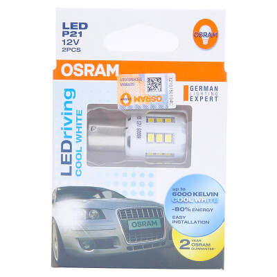 

OSRAM P21W P21 / 5W 57456 7457 1457 12V 3W Светодиодные автомобильные боковые маркеры Лампы для поворота сигнала Длительная долговечная пара Cool White / Red / Yello