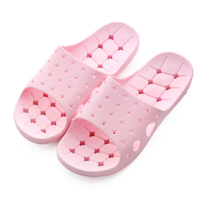 

Youka slippers men&women summer bathroom couple non-slip hollow leaking soft bottom thick sandals&slippers womens pink 38-39 yards suitable for 37-38 feet