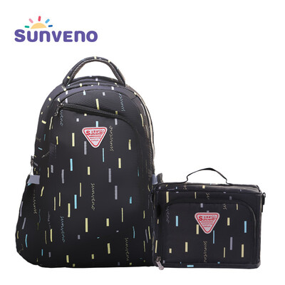 

SUNVENO 2in1 Сумка для пеленки Модная сумка для беременных Mummy Сумка для младенцев Рюкзак для путешествий Мешок для медсестер для ухода за ребенком Mother & Kids