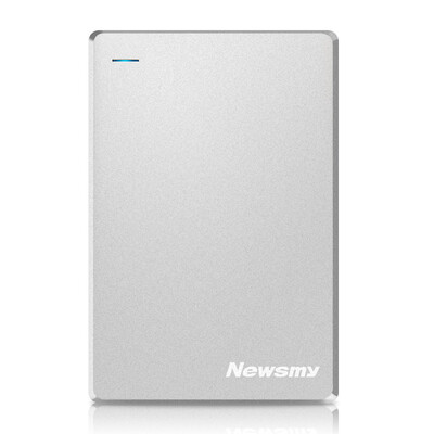 

Newsman Breeze Metal Plate 320GB Metal Heat Dissipation Magnetic Shockproof USB30 HDD Data Storage Backup Copy 25 Inch Ice Silver
