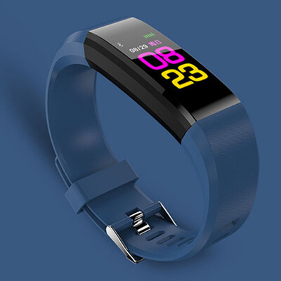 

Цветной экран Smartband Heart Rate Monitor крови кислородное кровяное давление браслет для фитнеса Flex Bracelet для Android iOS APP Watch