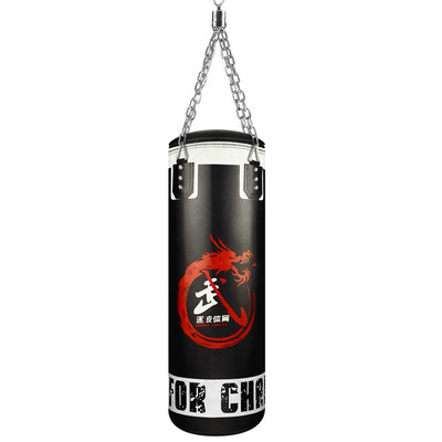 

By wave Zooboo boxing sandbag full leather hollow sandbag taekwondo Sanda training sandbag hanging type