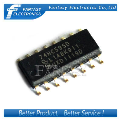 

200PCS 74HC595D SOP16 74HC595 SOP SN74HC595DR SMD new and original IC free shipping