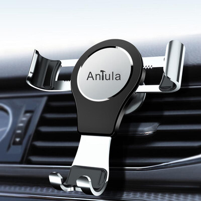 

Antula A01 car phone holder air outlet metal gravity bracket for 45-6 inch mobile phone car accessories bracket universal
