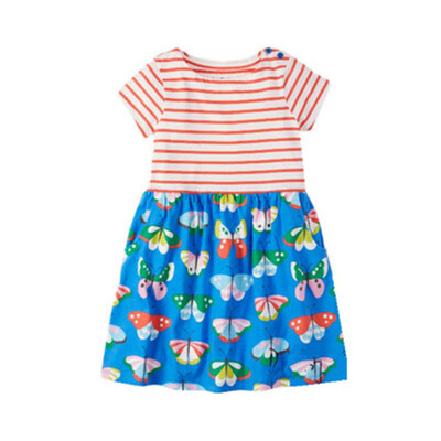 

Baby Girls Summer Dress Kids Clothes 2018 Vestidos Princess Dress Animal Applique Children Unicorn Party Dresses Dropshipping