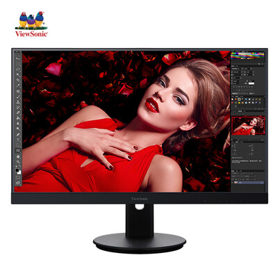 

ViewSonic 27-дюймовый трехсторонний микрокадр 2K вращающийся лифт IPS профессиональный цвет 100% sRGB монитор VG2765