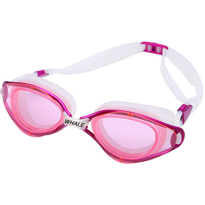 

Whale Swim Goggles Противотуманные утечки - УФ-очки для купания Мужчины Женщины Плавают очки Безопасные силиконовые плавки