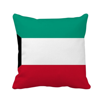 

Kuwait National Flag Asia Country Square Throw Pillow Insert Cushion Cover Home Sofa Decor Gift