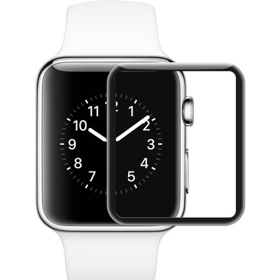

BIAZE Apple Apple Watch1Series23 watch steel film iWatch3D hot bending full screen cover protection film waterproof version 42mm-JM329