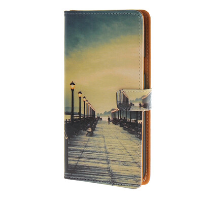 

MOONCASE Case for Samsung Galaxy E7 Pattern series Leather Flip Wallet Card Slot Stand Back Cover