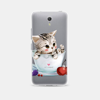 

MOONCASE Ультра-тонкий прозрачный ТПУ мультфильм футляр для Lenovo ZUK Z1