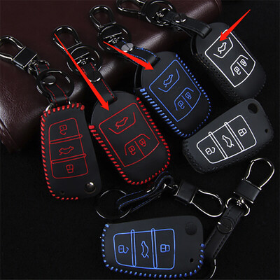 

Huarong Roewe RX5 key bag hand sewing smart three-key black special car leather key set key ring