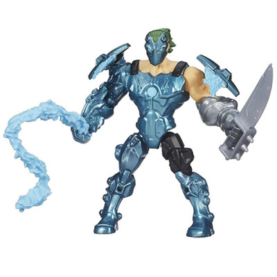 

Hasbro (Hasbro) Marvel Avengers герой удивительные серии из шести дюймов игрушки куклы модернизированных версий битвы Whiplash (синяя) B0696