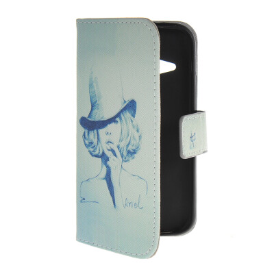 

MOONCASE Pattern Style Leather Side Flip Wallet Card Slot Pouch Stand Shell Back ЧЕХОЛ ДЛЯ HTC One 2 Mini ( M8 Mini )