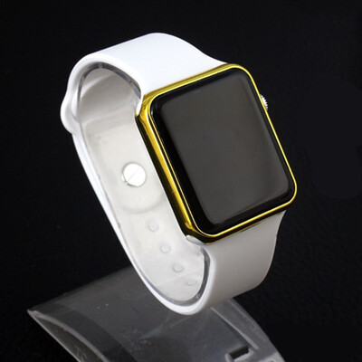 

Men LED Digital Sports Watches Men's Rubber Strap Male Military Wristwatch Clock