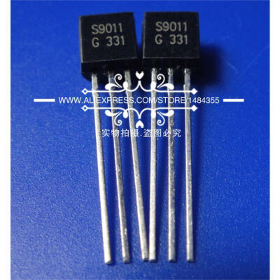 

Free shipping 500pcs/lot S9011G S9011 0.03A/30V NPN transistor TO-92