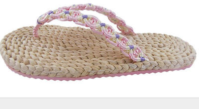 

Summer ladies handmade sandals Corn leather sandals Slippers Flip-flops Casual shoes