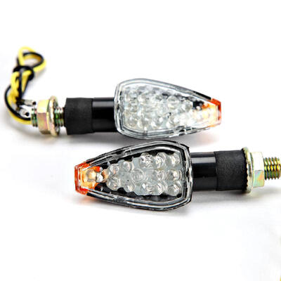

2CPS Motorcycle Universal Turn Signals Bulbs Amber Lens Front Rear Lights 14 LEDsper Light For Harley Honda Suzuki Kawasaki Yamah