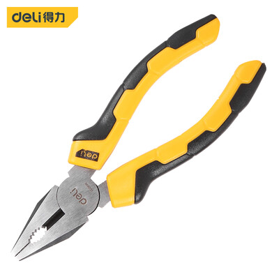 

Deli deli plastic handle wire pliers 55 high carbon steel pliers multi-function pliers wire cutters 6 inches DL0001