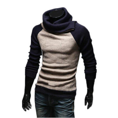 

Zogaa New Men's Sweater High Collar