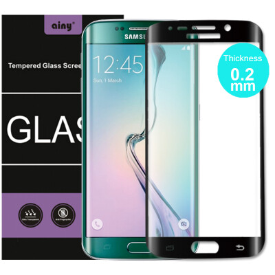 

Ainy 0.2mm electroplating tempered glass screen protector for Samsung S6 Edge plus