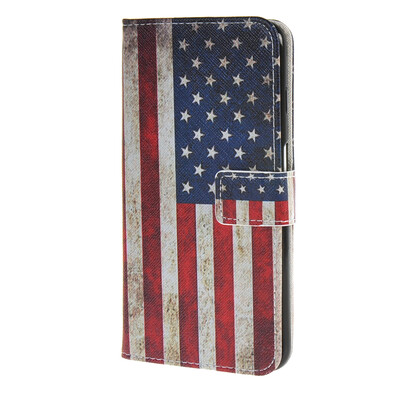 

MOONCASE чехол для iPhone 6 Plus (5.5") Pattern series Leather Flip Wallet Card Slot Stand Back Cover