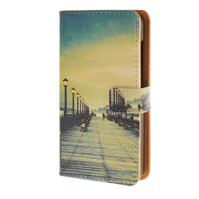 

MOONCASE Microsoft Lumia 435 случая Улицы Стиль кошелек кожаный флип Слот для карты Кронштейн обложка чехол A 02
