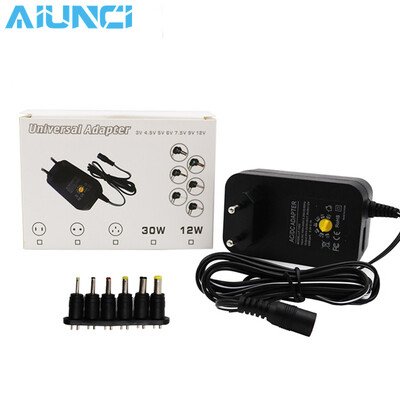 

3V 45V 5V 6V 75V 9V 12V 30W AC DC Adapter Adjustable Power Supply Adaptor Universal Charger For Led Strip Camera Mobile Phone