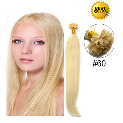 

Protea Nail Tip Human Hair Extension 100g European Human Keratin U Tip Pre Bonded Hair Extension 125 Strands 08groot