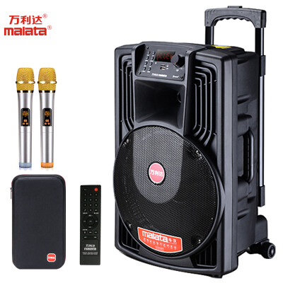 

Malata J12S sound speaker square dance sound 12-inch subwoofer audio upgrade version of the rod stereo outdoor audio Bluetooth USB wireless microphone