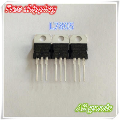 

Free Shipping 10pcs LM7805 L7805 7805 Voltage Regulator IC 5V 1.5A TO-220