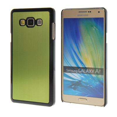 

MOONCASE Fashion Brushed Aluminium Metal Hard Case Cover for Samsung Galaxy A7 Green