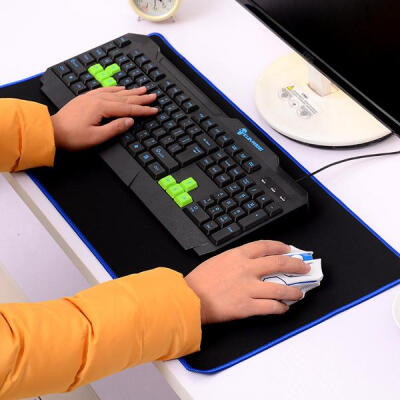 

Крупногабаритные Толстая кромки Управление Коврик для мыши CS / LOL Игровые Коврики для мыши и клавиатуры колодки