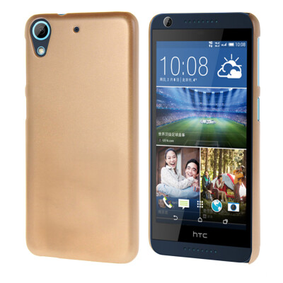 

MOONCASE Matte Hard Rubber Shell Back Protective Rubberized Case Cover for HTC Desire 626 Gold