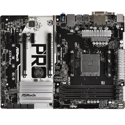

Материнская плата ASRock X370 Pro4 (гнездо AMD X370 / AM4)