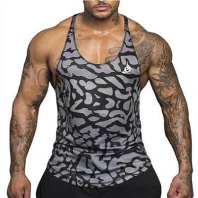 

Muscle Dr fitness brothers mens summer new Slim&quick-drying sports training mens vest