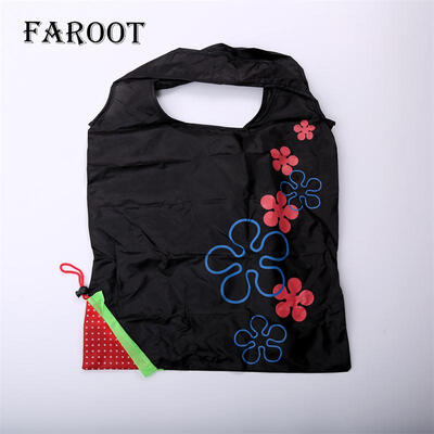 

Cute Eco Storage Handbag Shopping Bag Strawberry Reusable Foldable Tote Bag Shopper