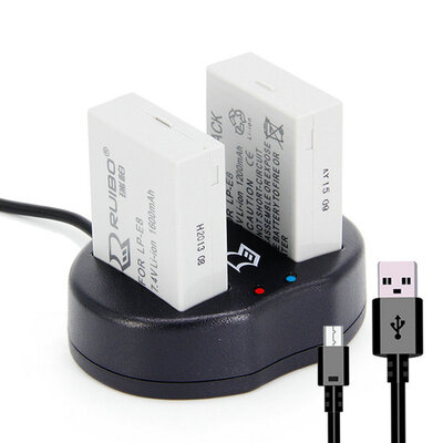 

Dual USB Charger for Canon LP-E8&Canon EOS 550D EOS 600D EOS Rebel T2i EOS Rebel T3i EOS Rebel T4i EOS Rebel T5i