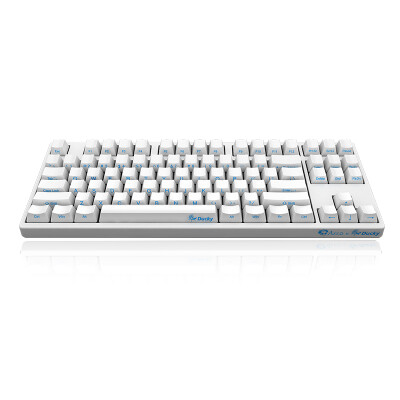 

AKKO Ducky Zero 3087 cherry shaft mechanical keyboard 87 key original cherry axis PBT side engraved white red axis game keyboard wired keyboard