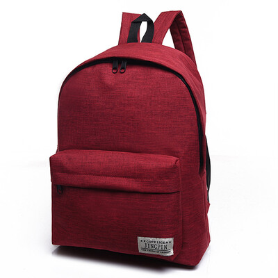 

Women Backpack Man Popular Solid Color Backpack For Woman School Bag College Style Small Fresh Fashion Men Backpack