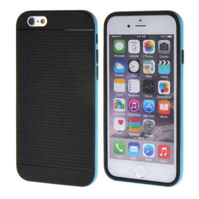 

MOONCASE iPhone 6 Plus (5,5 ") чехол Гибкая Мягкий гель ТПУ силиконовая кожа Тонкий прочный чехол Чехол синий