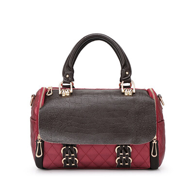 

New female bag famous brand handbag Ladies leather tote bag with alligator pattern women bowling bags with print leather handbag