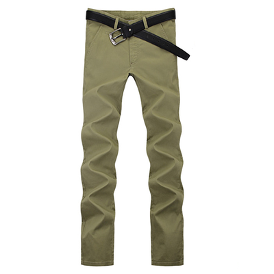 

Zogaa Korean Men's Pants Casual Slim Fashion Pure Cotton Straight