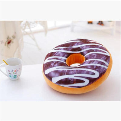 

3D Cute Donut Хлеб Мягкий чехол для подушки Чехол Чехол Домашний декор без сердечника