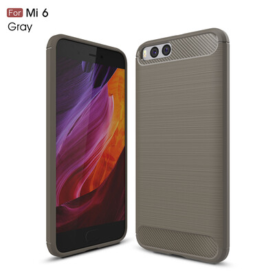 Goowiiz Phone Case For Xiaomi Mi 66X Fashion Slim Carbon Fiber TPU Soft Silicone Prevent falling