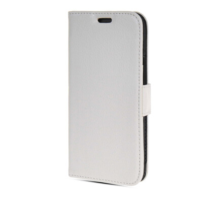 

MOONCASE High quality Leather Side Flip Wallet Card Slot Pouch Stand Shell Back Case Cover for Htc One M8 White