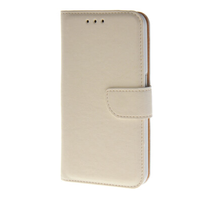 

MOONCASE Leather Side Flip Wallet Card Slot Pouch Stand Shell Back Case Cover for Samsung Galaxy S6 White