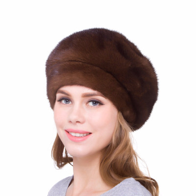 

Natural mink fur warm charm fur cap womens winter hat stretch personality design 2018 new hot sale discount urban womenfavorite